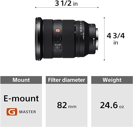 Sony SEL2470GM2 24-70 mm F2.8 GM II E Mount