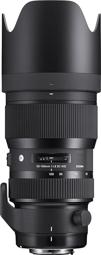 SIGMA 693955 50-100mm F1.8 Art DC HSM Lens for Nikon- Black